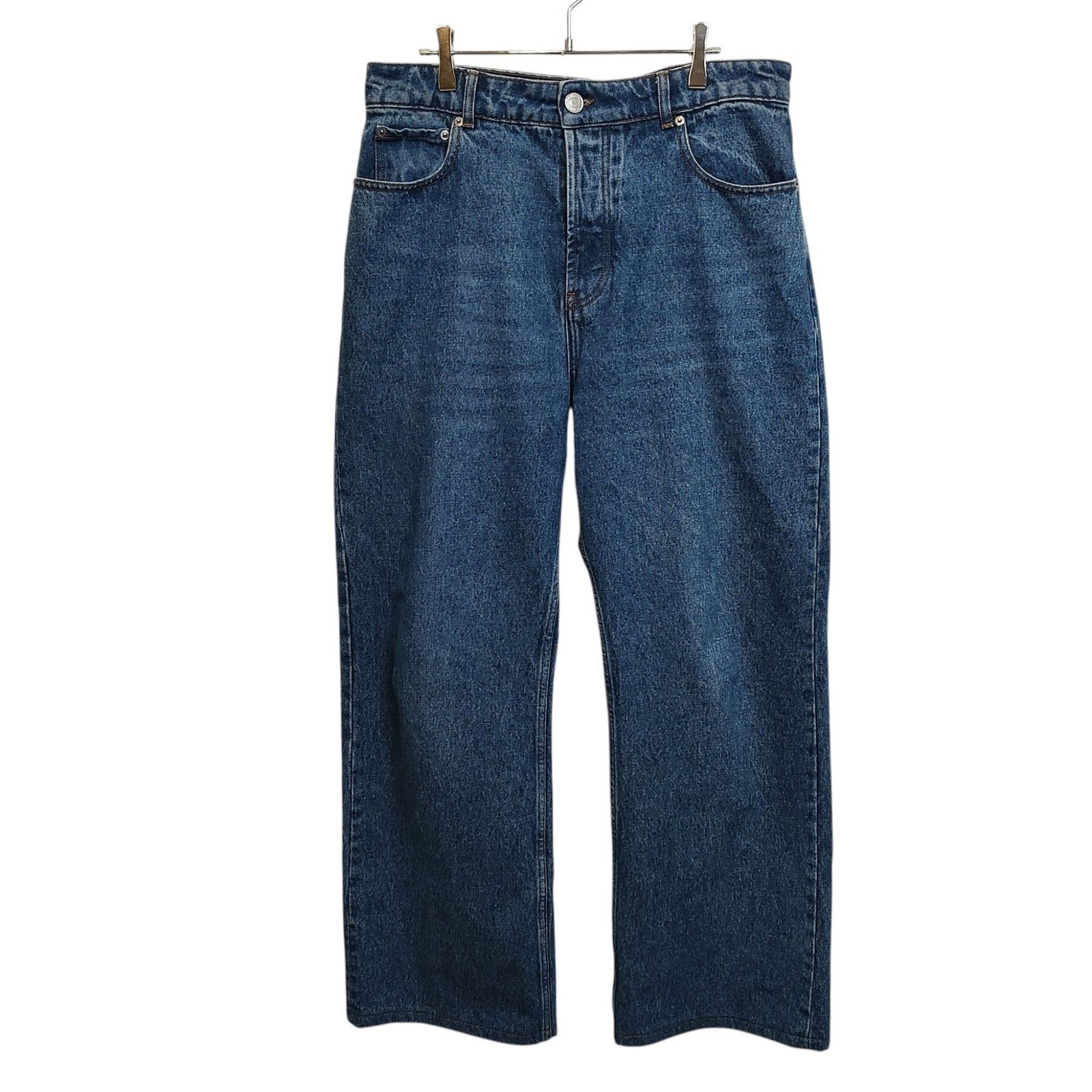 AMI PARIS アミ パリス 24AW Used Blue Large Fit Jeans ラージフィット ジーンズ HTR450 DE0031 02808 32 インディゴ メンズ