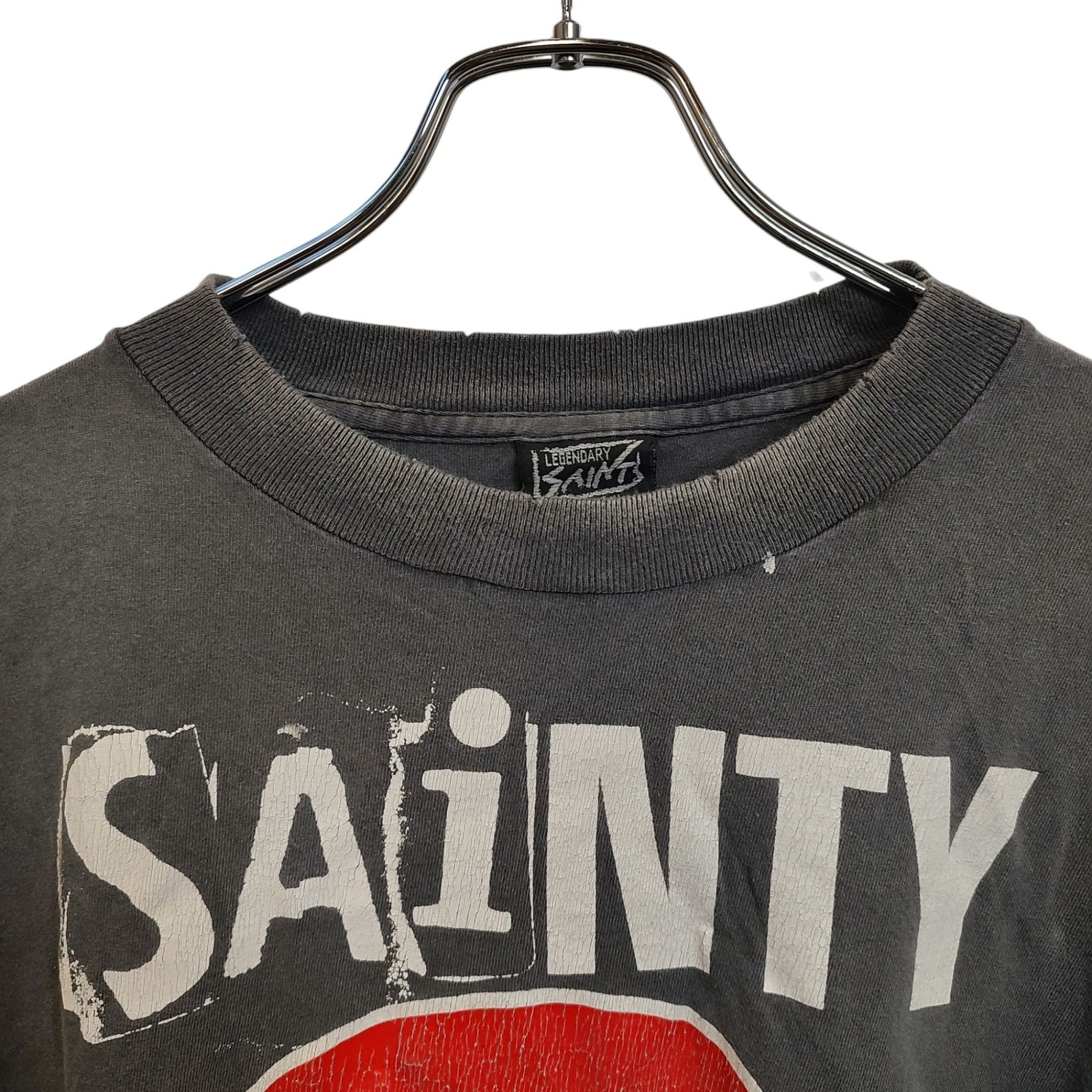SAINT 長袖Tシャツ XXL グレー SAINT Mxxxxxx（セントマイケル） saint