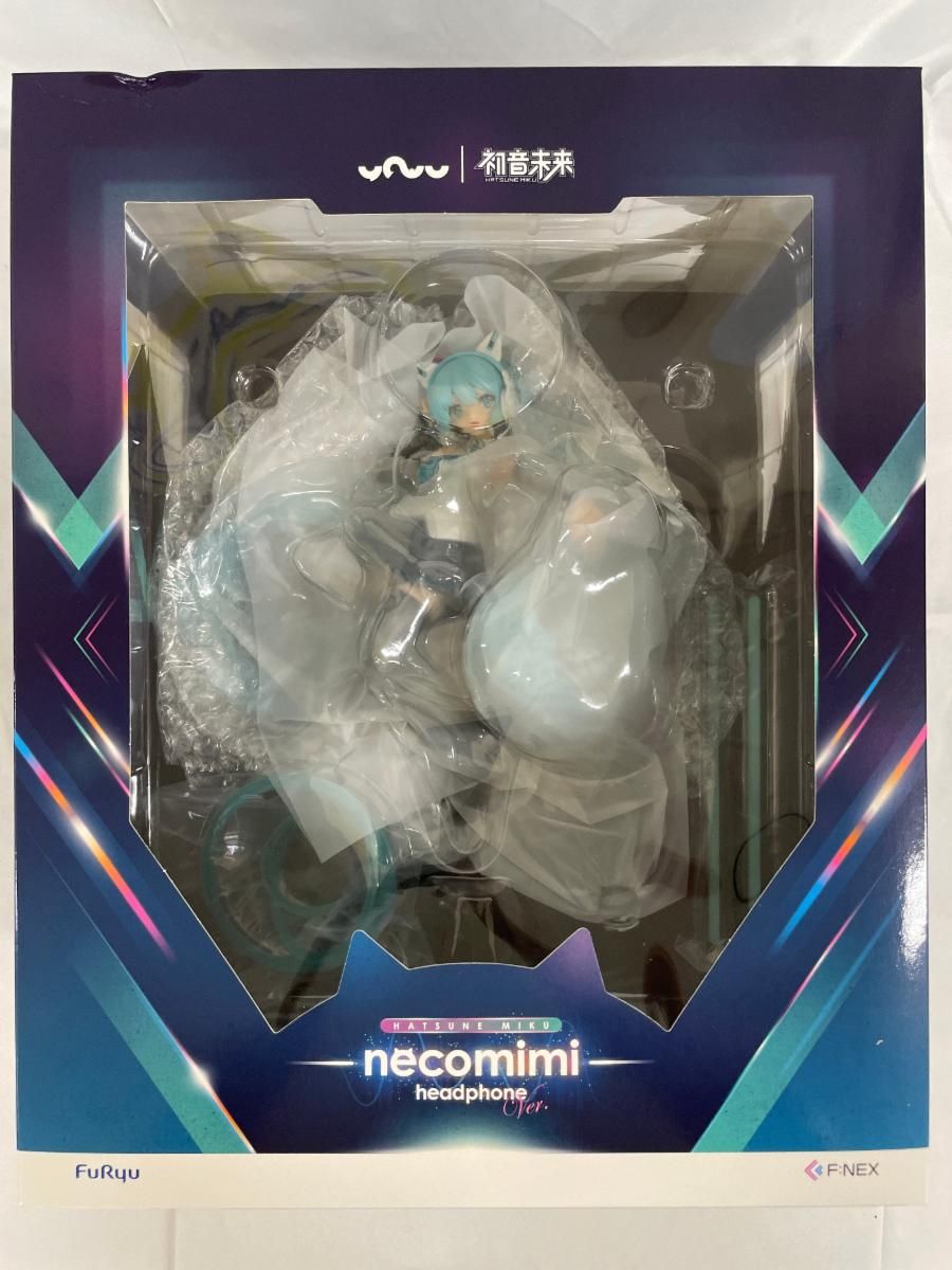 [Unopened] Hatsune Miku Cat Ear Headphones Ver. “Character Vocal Series 01 Hatsune Miku” 1/7 F: NEX Limited ■*Not Included