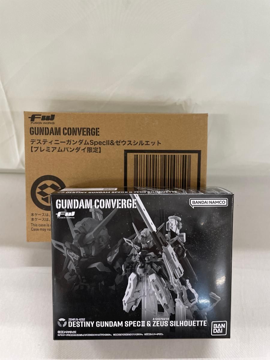 【食玩】FW GUNDAM CONVERGE デスティニーガンダムSpecII＆ゼウスシルエット プレミアムバンダイ限定