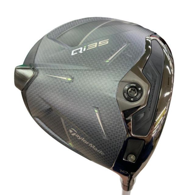 【中古】 テーラーメイド Qi35 10.5° ドライバー DR 純正特注シャフト (フレックスR) メンズ 男性用 右利き 右用 Cランク ゴルフクラブ
