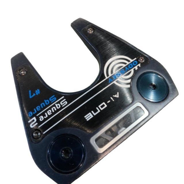 【中古】 オデッセイ Ai-ONE SQUARE 2 SQUARE #7 34インチ パター PT STROKE LAB 90 スチール (フレックスその他) メンズ 男性用 右利き 右用 Cランク ゴルフクラブ