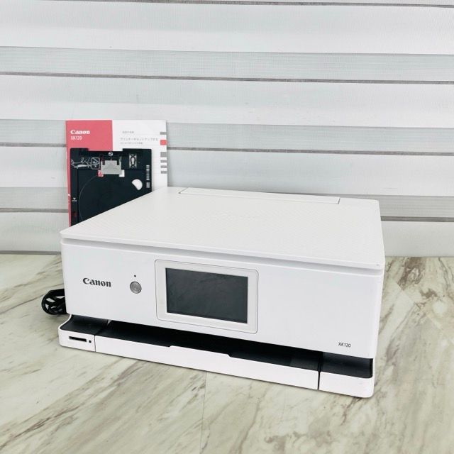 CANON PIXUS XK120 インクジェットプリンター 【中古】未チェック 通電OK インクなし キャノン ピクサス ホワイト 106054/24157
