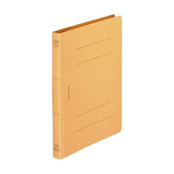 ds-(まとめ) ライオン事務器 フラットファイル(環境)樹脂押え具 A5タテ 150枚収容 背幅18mm 黄 A-537KA5S 1セット(10冊) 〔×5セット〕