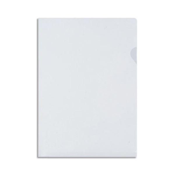 ds-キングジム クリアーホルダー リサイクル厚口 A4タテ 乳白 735RD10 1セット(100枚：10枚×10パック)