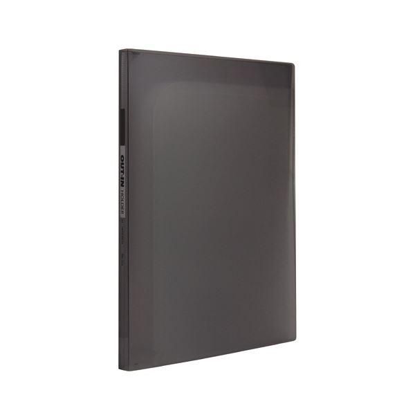 ds-セキセイ セパル アウトインホルダー A4(見開きA3) 14ポケット グレー PAL-214-70 1セット(10冊)