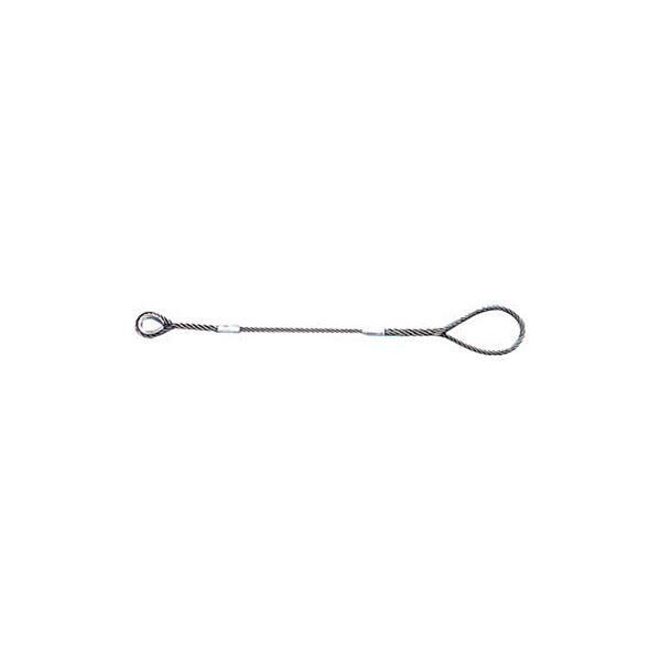 ds-TRUSCO Wスリング Bタイプ 片端シンブル入 9mm×2m GRB-9S2 1本