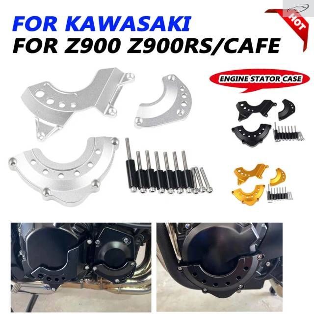 2024 Motorcycle Engine Guard Fairing Frame Slider Crash Pad Stator Protector Kawasaki Z900 Z900RS RS Cafe 2018 - 2023