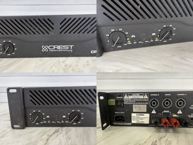 パワーアンプ【中古】通電OK CREST PERFORMANCE CPX 900 クレスト