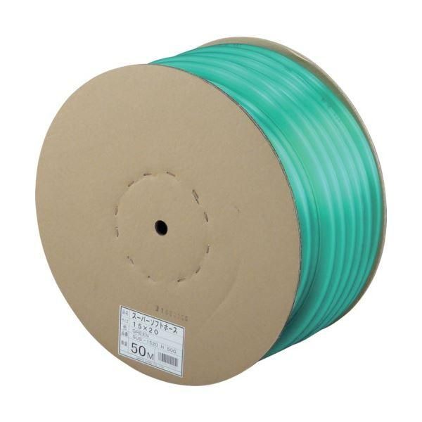 ds-三洋化成 スーパーソフト 15×20 グリーン 50m ドラム巻 SUS-1520H50G 1巻