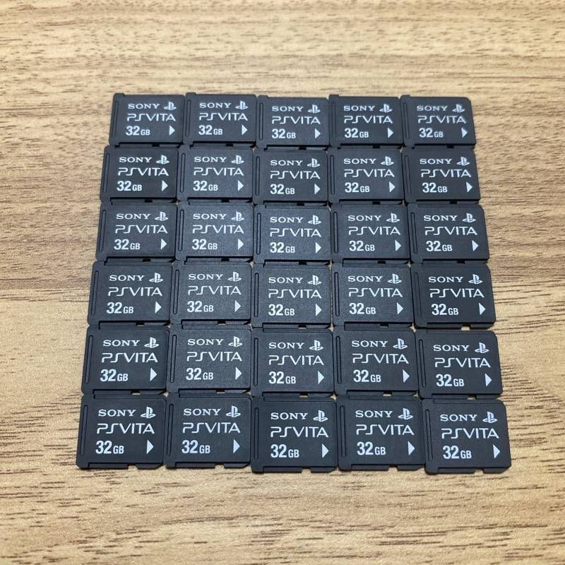 PlayStation Vita メモリーカード 32GB 30枚セット　まとめ