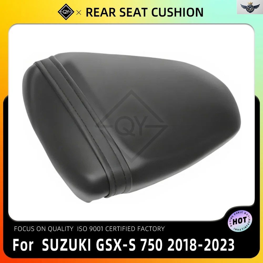 オートバイ用 リアシートクッション圧力緩和快適パッセンジャーパッド GSX-S 750 2018 - 23 カスタムパーツ