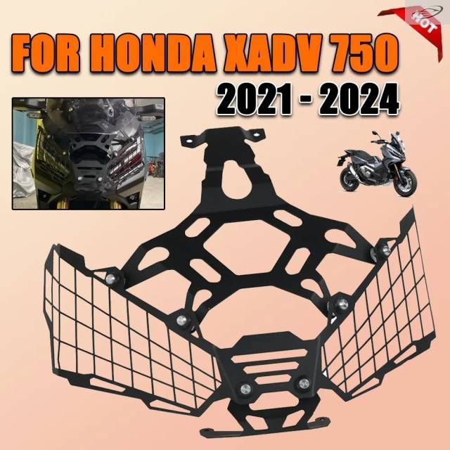 HONDA X-ADV XADV 750 XADV750 Motorcycle Headlight Headlamp Grille Grill Shield Guard Cover Protector Grid Cover