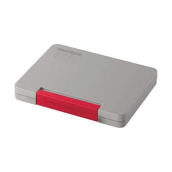 ds-シヤチハタ 強着スタンプ台タート(多目的用) 大形 赤 ATGA-3-R 1セット(10個)