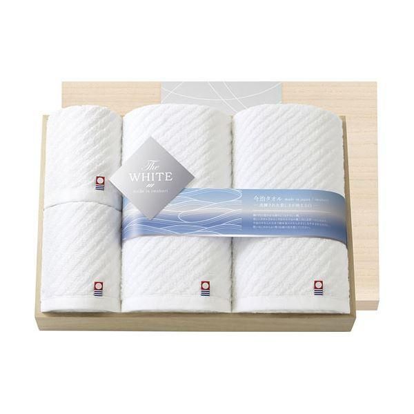 ds-今治タオル 今治 ザ ホワイト 日本製 バスタオル2P＆フェイスタオル2P(木箱入) L9026574
