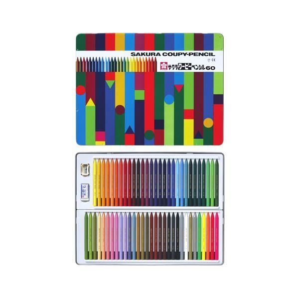 ds-クーピー ペンシル 60色 缶入 FY60 6,585円