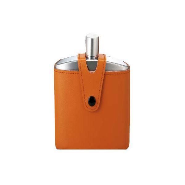 ds-佐藤金属興業 SALUS バッカス ウイスキーボトル(革ケース付) 100ml SALUS201293