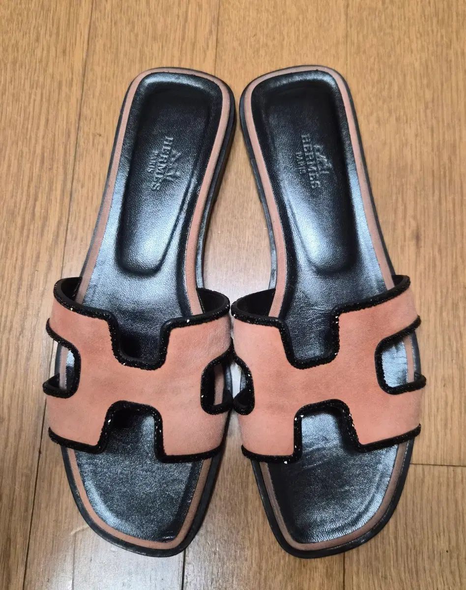 (正規品) エルメス オラン スリッパ 38サイズ (ブランド レディース サンダル 靴)