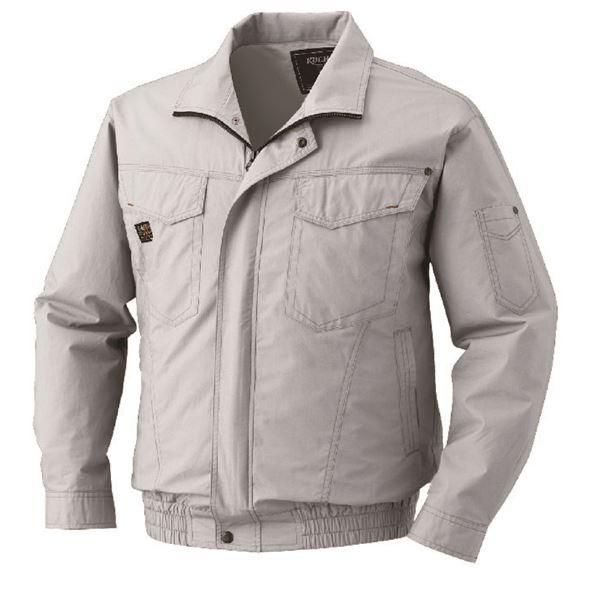 ds-KU91400 空調服 R 綿薄手 タチエリ 服のみ シルバー 3L