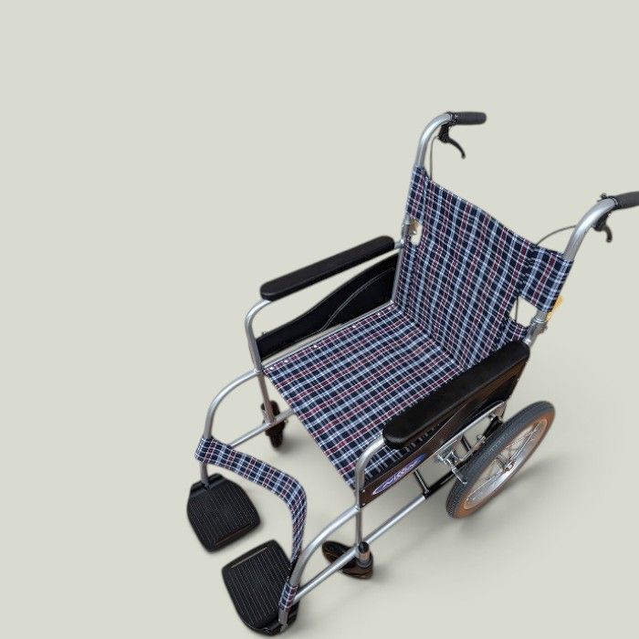 送料無料　日進医療器　ノーパンク　NEO-2　介助式軽量　車椅子　km-26-0724-16