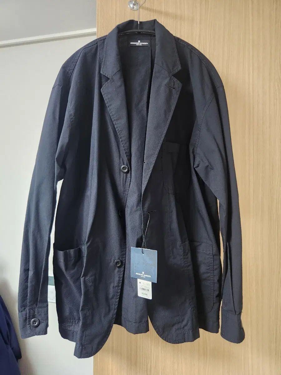 GU エンタ ジャケット ネイビー M 出品