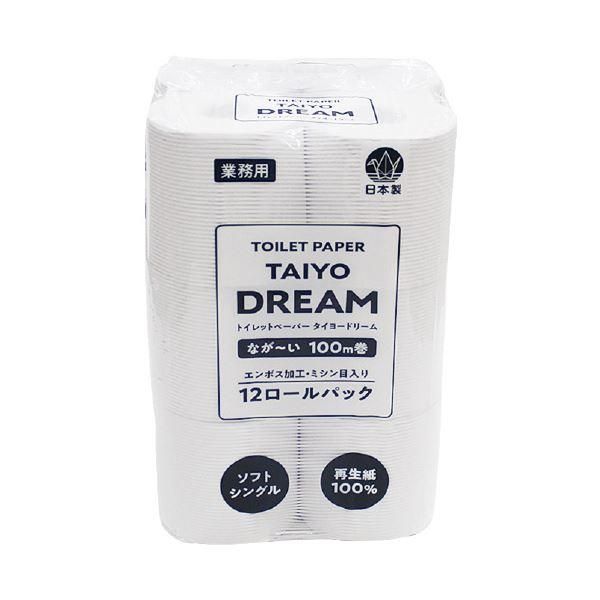 ds-太洋紙業 タイヨードリーム ホワイト 72ロール(12ロール×6パック) 6,573円