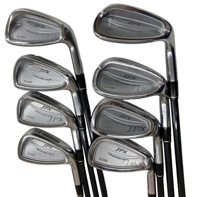 【中古】 ミズノ JPX E300 8S アイアンセット IR JPX 60 (フレックスSR) メンズ 男性用 右利き 右用 Cランク ゴルフクラブ