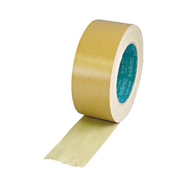 ds-(まとめ) スリオンテック 養生用布粘着テープ 25mm ブラウン 337200-KD-00-25X25 1巻 〔×50セット〕