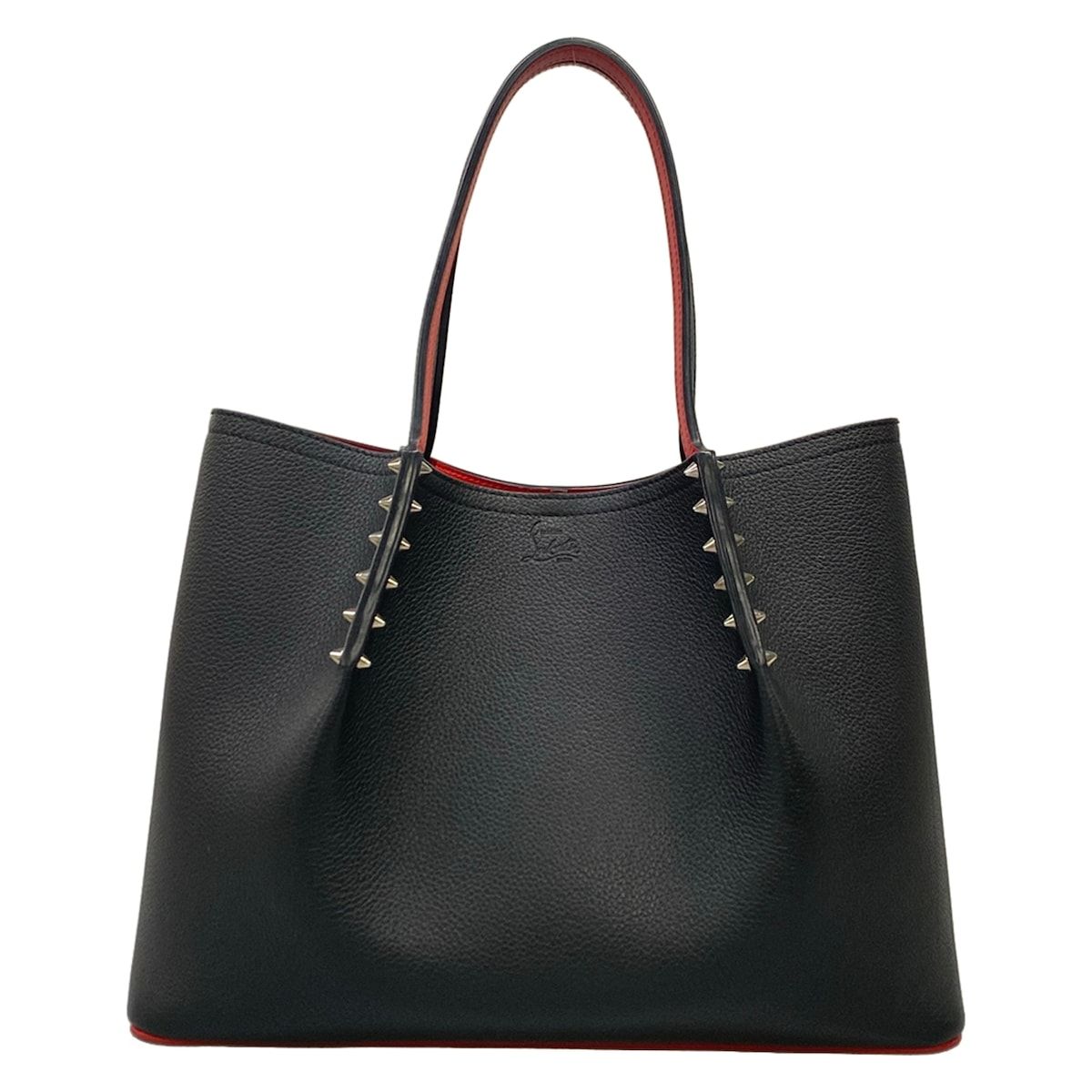 CHRISTIAN LOUBOUTIN(クリスチャンルブタン) トートバッグ カバロックスモールトート 黒 スタッズ レザー 72,875円