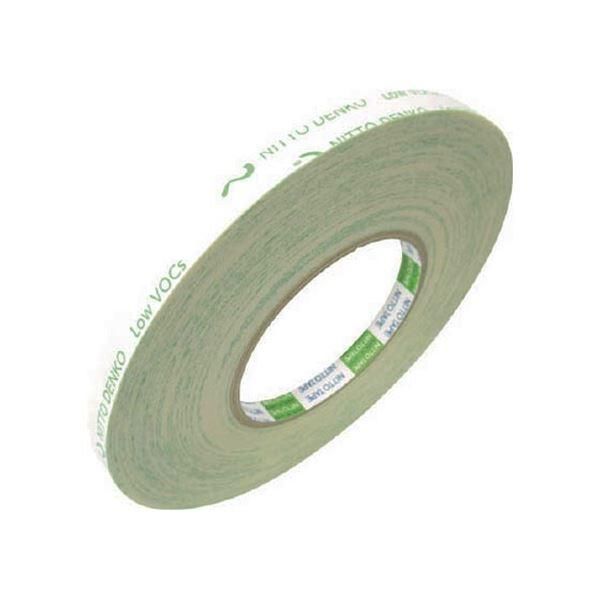 ds-(まとめ) 日東電工 低VOC再はく離可能両面テープ No.000E 15mm×20m 5000E-15 1巻 〔×20セット〕