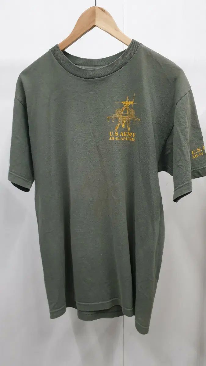 90's Murina U S ARMY AH-64 APACHE 半袖T M