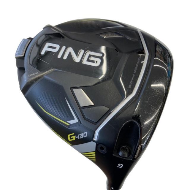 【中古】 ピン G430 MAX 9° ドライバー DR 純正特注シャフト (フレックスS) メンズ 男性用 右利き 右用 Cランク ゴルフクラブ