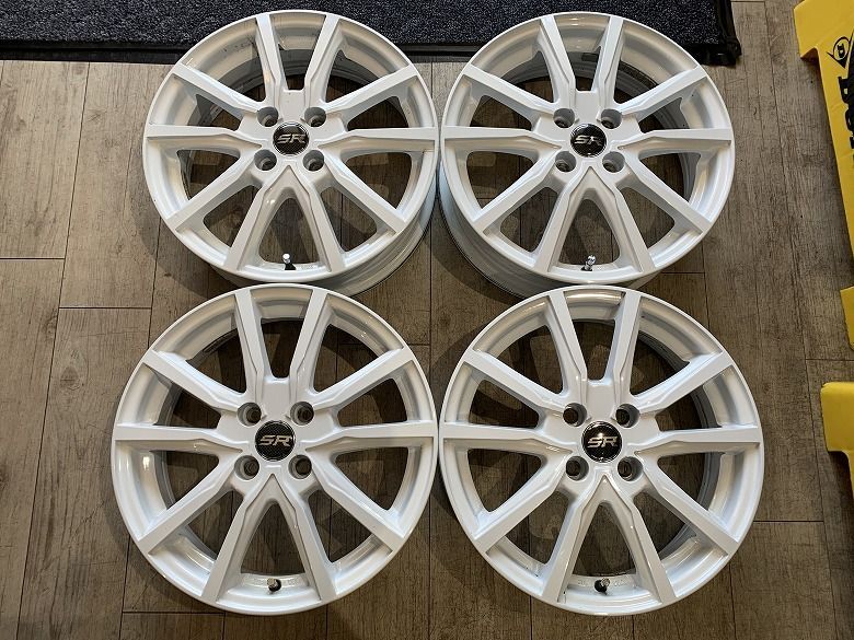 【2607002】Lehrmeister レアマイスター ELBE Vスポーク 16インチ 5J +40 PCD100 4H デミオ イグニス クロスビー 等