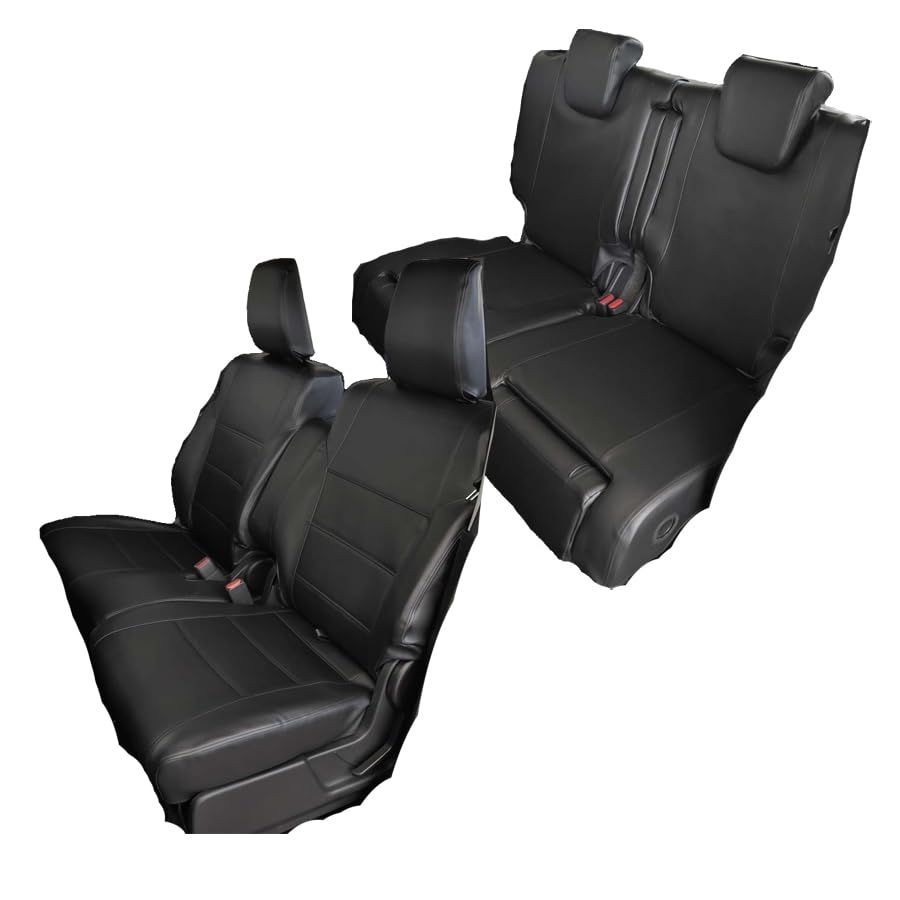 N◆ボンフォーム(BONFORM) スズキ スペーシアカスタム シートカバー 専用 MK54S MK94S 2023.11- 合成皮革 黒色 m4-93 4477-11 BK f9fb2fa7