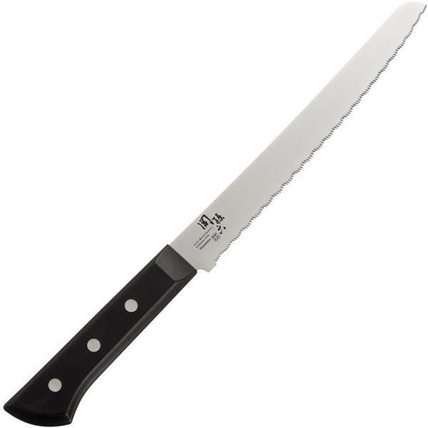 ds-〔3個セット〕 貝印 包丁 冷凍ナイフ 右利き用 刃渡り約210mm 冷凍食品専用 ノコ歯 日本製 関孫六 わかたけ 調理器具 キッチン