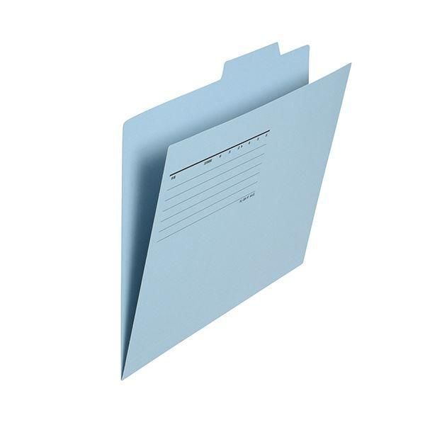 ds-プラス 個別フォルダー エコノミータイプA4 ロイヤルブルー FL-082IF 1パック(50冊)
