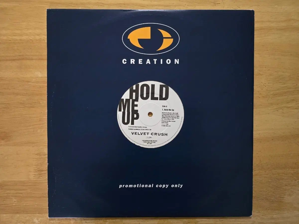 LP 記録 Velvet Crush ビロードのような つぶす ー Hold Me Up 英国クラス PROMO