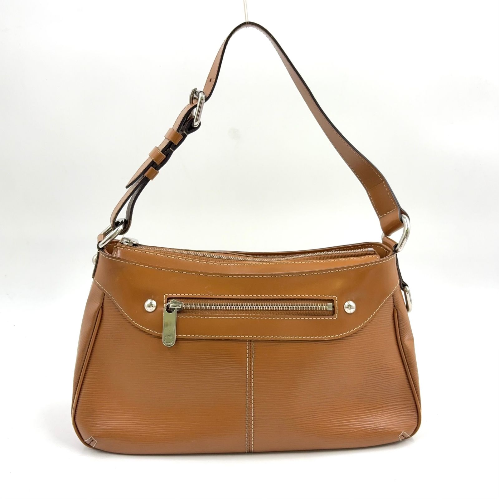 【新着】LOUIS VUITTON テュレンPM エピ エピ キャネル レザー ブラウン ショルダーバッグ シルバー M5928I
