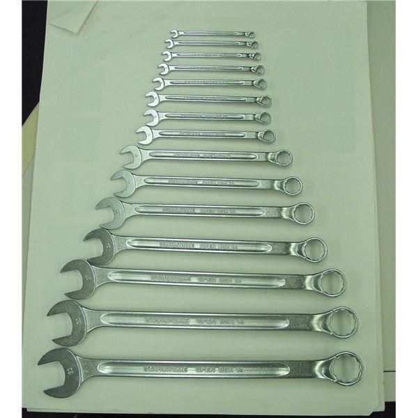 ds-STAHLWILLE スタビレー 14/15 片目片口スパナセット ロング 96401004 スパナ レンチ 工具 作業工具 ツール DIY