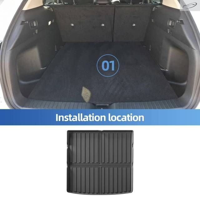 Left Drive Mazda CX-50 2023 -2025 Car All-weather Floor Mats Cargo Liner Trunk Pad TPE 3D Foot Mat
