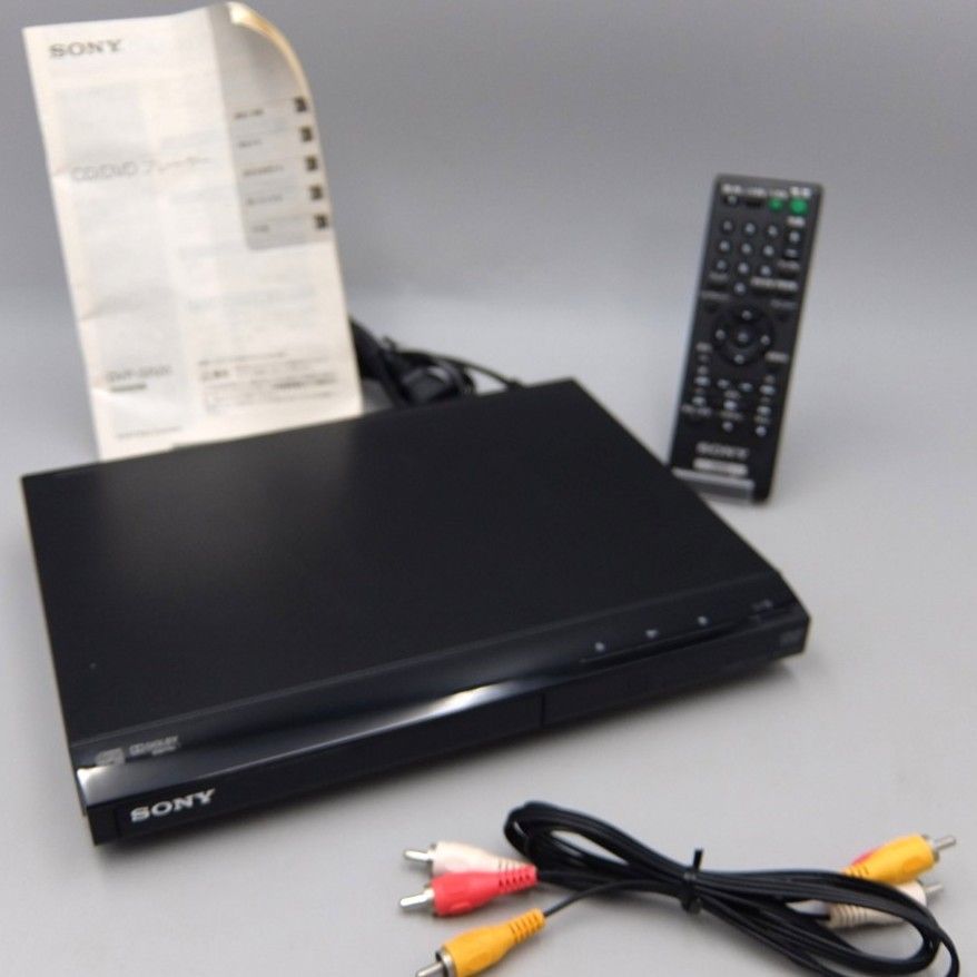 美品】ソニー DVDプレーヤー ブラック 再生専用 DVP-SR20 BC - メルカリ