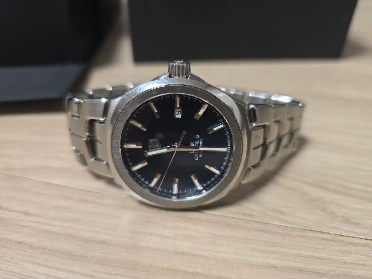 タグ・ホイヤー リンク オート 41mm デニム文字盤 出品 131,626円