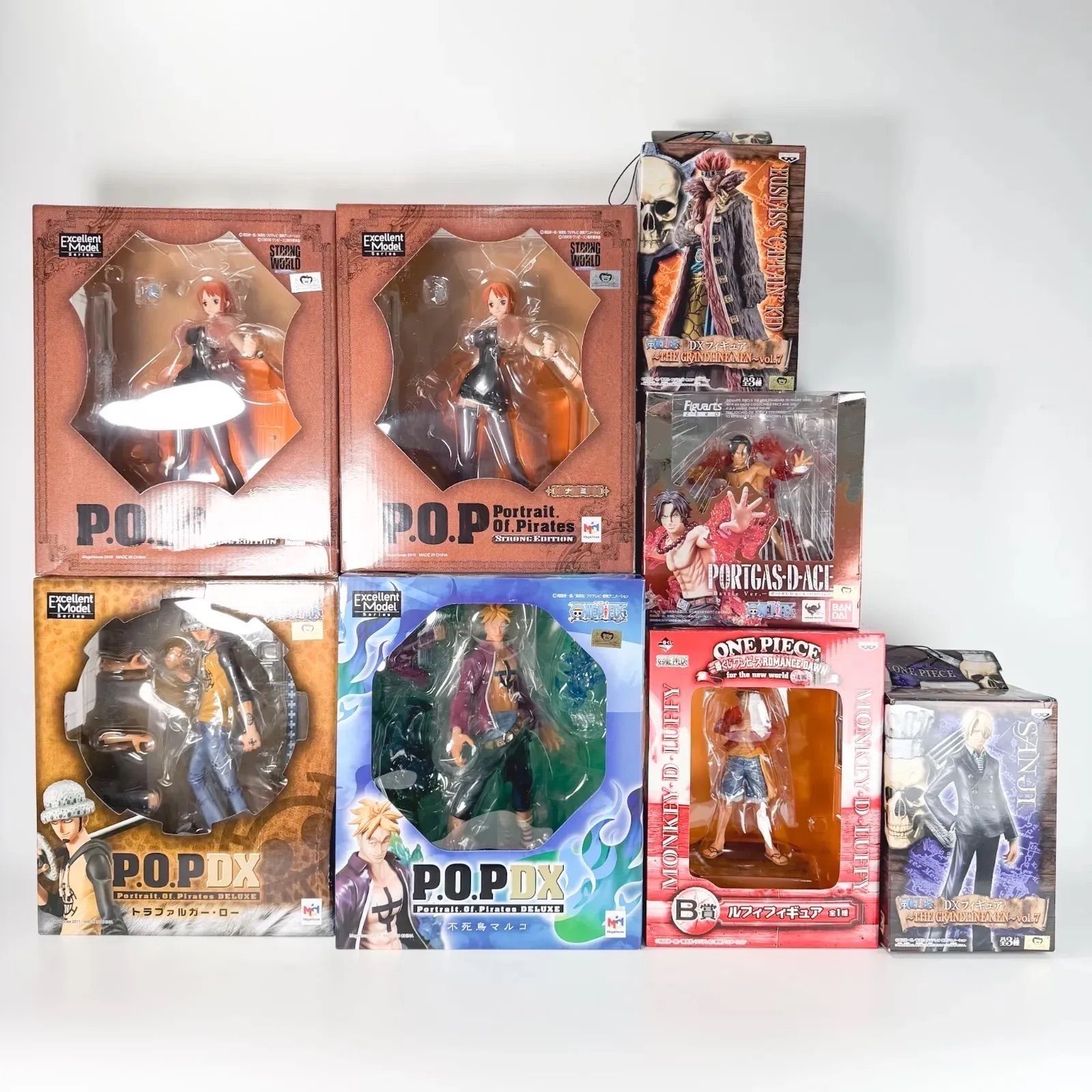 レトロト A賞 B賞 C賞 F賞 グッズセット まとめ売り P.O.P 一番くじ DXフィギュア など ワンピース フィギュア まとめ売り