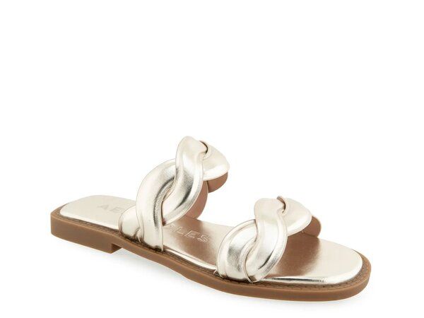 エアロソールズ レディース シューズ サンダル Aerosoles Colette Sandal Gold Metallic ゴールド