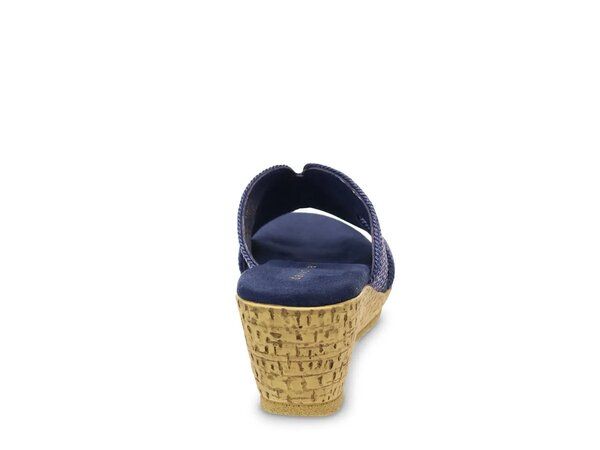 ダイビッドテイト レディース シューズ サンダル David Tate Vikki Wedge Sandal Navy ネイビー