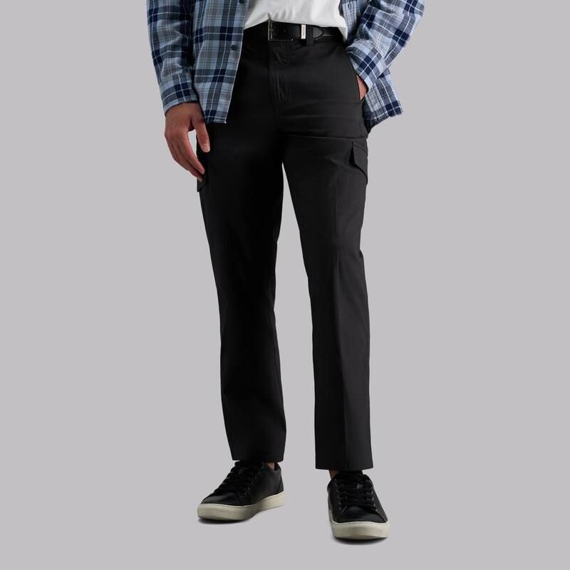ハガー メンズ ボトムス カジュアルパンツ Mens Haggar Active Series Urban Utility Cargo StraightFit Pants Lead