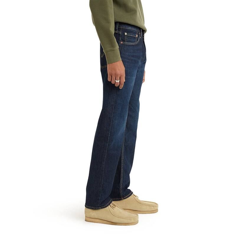 リーバイス メンズ ボトムス デニムパンツ レギュラーフィット ジーンズ Mens Levis 505 Regular Fit EcoEase Stretch Jeans Nailoop Knot