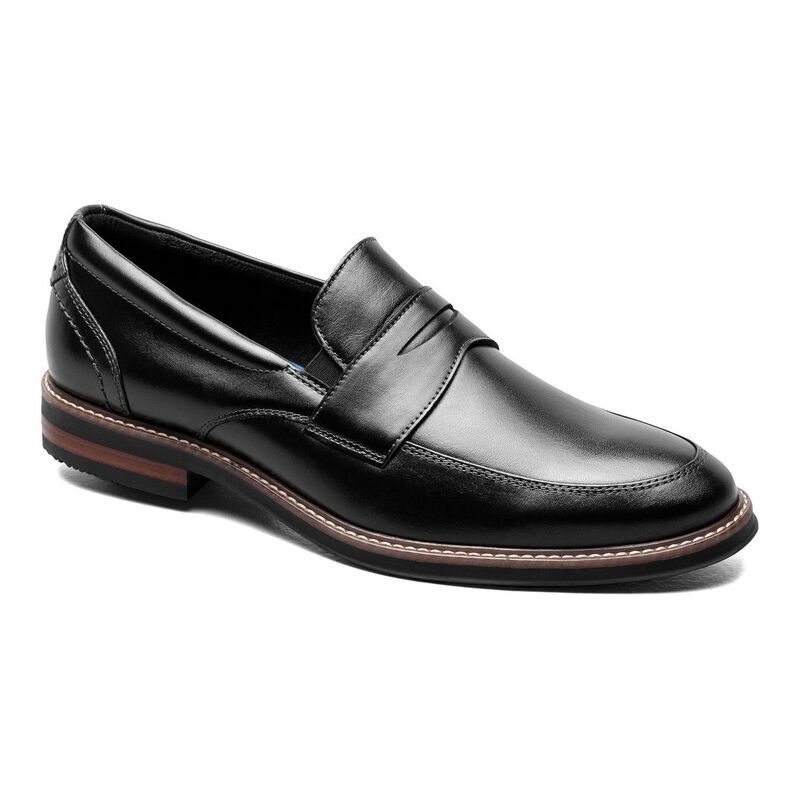 ノンブッシュ メンズ シューズ スリッポン・ローファー Nunn Bush Westfield Mens Moc Toe Penny Loafers Black ブラック 14,186円