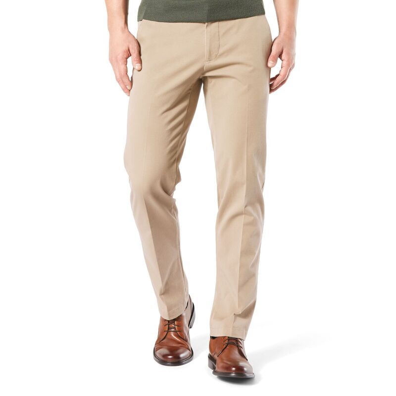 ドッカーズ メンズ ボトムス カジュアルパンツ Mens Dockers Workday StraightFit Smart 360 FLEX Khaki Pantsafari Beige ベージュ