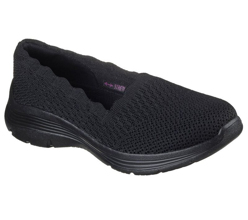 スケッチャーズ レディース シューズ サンダル Skechers Bedford WomenslipOn Comfort Shoes Black ブラック